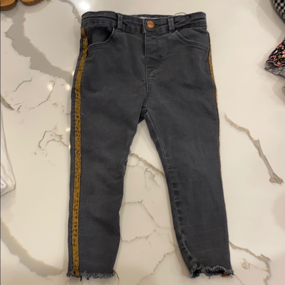 Dark gray/black Zara jeans